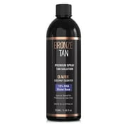 Bronze Tan Spray Tan Solution Professional Tanning Solution for Spray Tan Machine - Coconut Scented Sunless Tanning Solution Dark for Airbrush Tan (250ml / 8.45fl oz) 8.45 Fl Oz (Pack of 1)