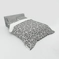 thumbnail image 3 of Ambesonne Flower Bedding Set 3 Pcs, Floral Paisley Oriental, Twin, Black White, 3 of 3