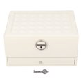 thumbnail image 1 of Double Layer Jewelry Case, Partition Design Large Capacity Jewelry Box With Drawer For Women For Bedroom, 1 of 8
