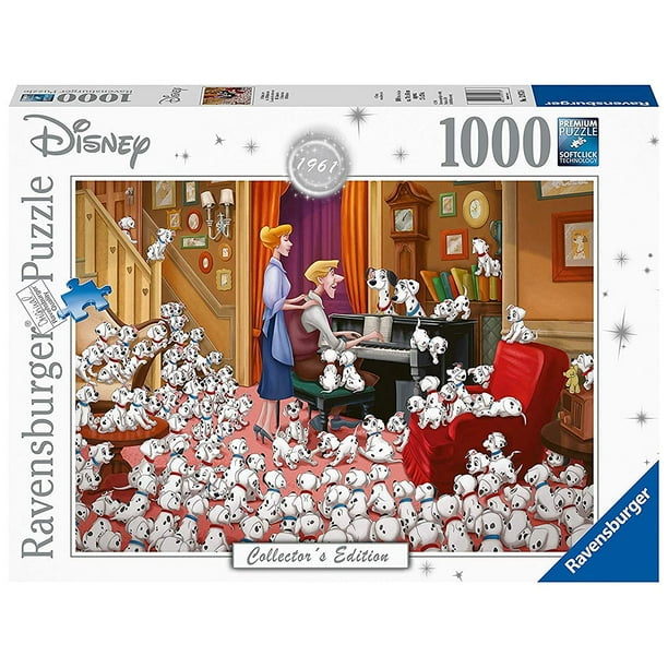 Disney Collectors Edition 1961 101 Dalmations Panorama Puzzle 1000 Piece Professional Soft Click Jigsaw Ages 12 Walmart Com Walmart Com