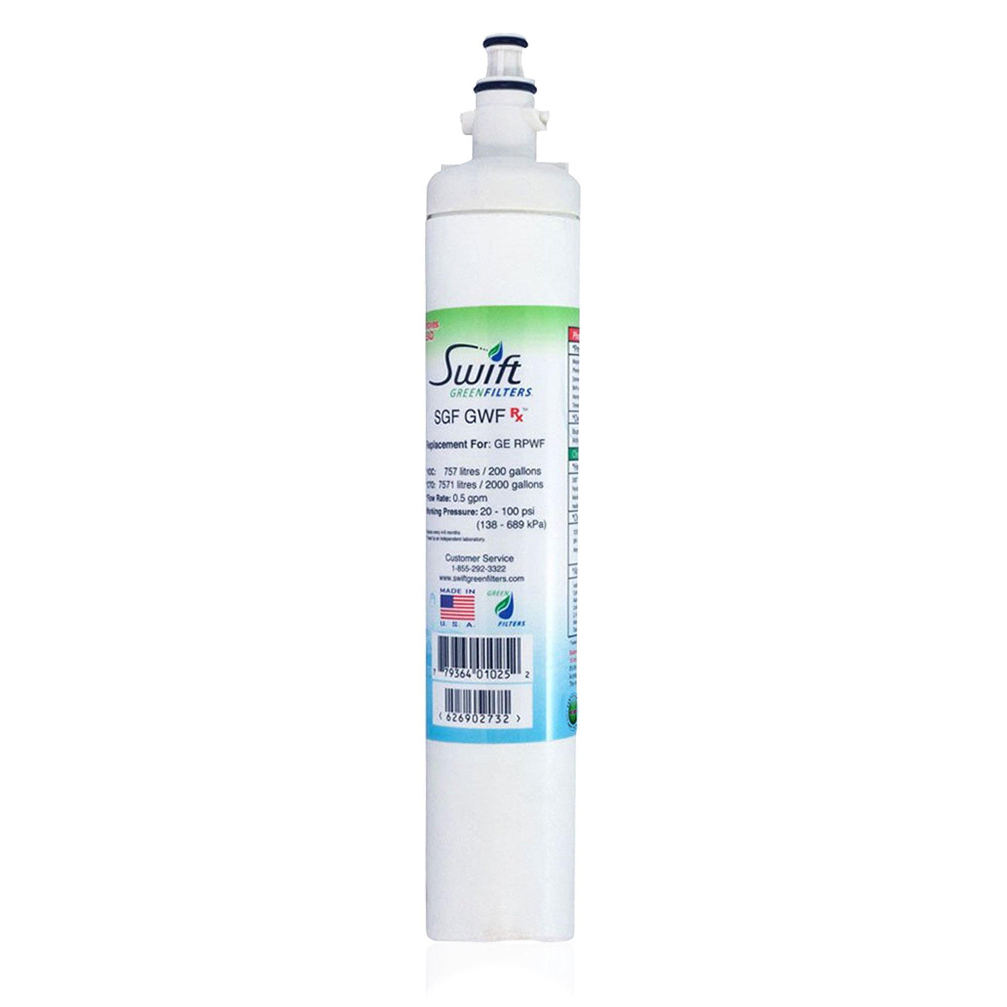 Swift Green's SGF-GWF Rx OEM Replacement For GE RPWFE