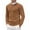 X-53Brown, variant on YMNXA Mens Sweaters Long Sleeve Round Neck Solid Color Knitted Fashion Comfortable Slim Fit Top For Casual Daily Wear Black L