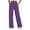 Purple-A, variant on Gmluru Women's Lounge Pants Solid Color Casual Straight Leg Wide Leg Drawstring Pocket Sweatpants Workout Comfy Jogger Coffee S-2XL