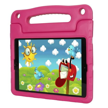 Targus - Kids Antimicrobial Case for iPad® (8th/7th Gen) 10.2", iPad Air® 10.5", and iPad Pro® (10.5") - Pink