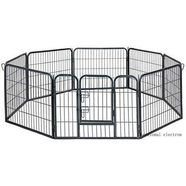Wire Pen Dog Fence Playpen Pet Dogs & Cats Outdoor Exercise Pens