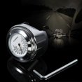 thumbnail image 2 of 7/8" 1" Motorcycle Handlebar Mount Watch Precise Time Keeping Dial Clock White, 2 of 3