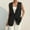 Black, variant on DAFPZW 2025 Vest Tops for Women Trendy Summer Sleeveless Blazer Jackets Button Casual Open Front Waistcoat Dressy Suit Vest