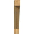 thumbnail image 2 of Ekena Millwork 6"W x 32"D x 38"H Traditional Block Rough Sawn Bracket, Western Red Cedar, 2 of 4