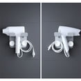 thumbnail image 4 of Inteprter Estante para secador de pelo, alisador de peluquería autoadhesivo, soporte para cepillos, estante de almacenamiento para inodoro, organizador Almacenamiento y organización del hogar gris Inteprter HA059331-03, 4 of 6