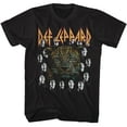 thumbnail image 1 of Def Leppard Def Leppard Leopard W High N Dry Heads Black Adult T-Shirt M, 1 of 2