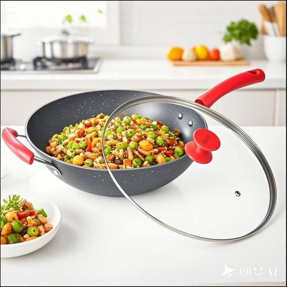Supor Elegant Selection Star Stone Non-Stick Frying Wok SUPOR