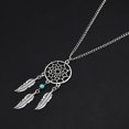 thumbnail image 5 of Osdhezcn Vintage Dream Catcher Pendant Necklace for Festivals Dangling Leaves Necklace, 5 of 9