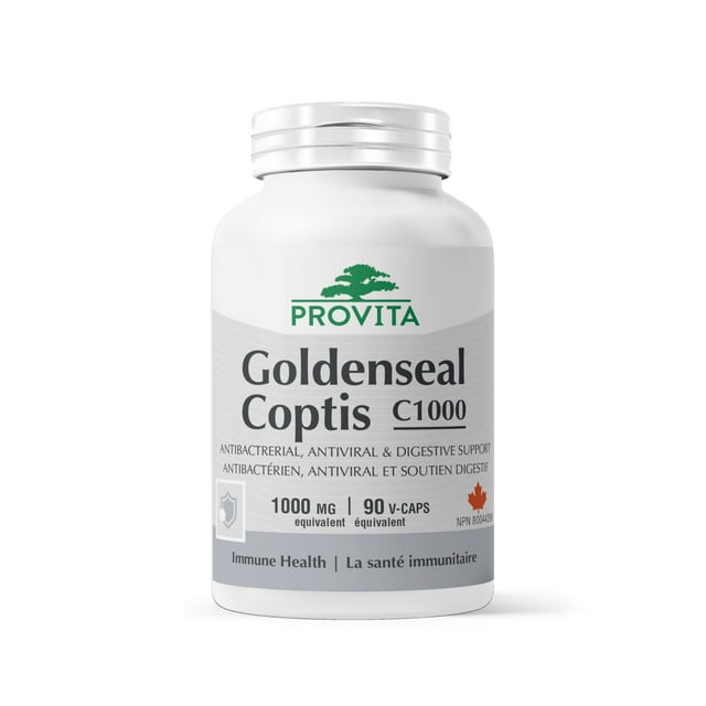 Sello de oro Coptis C1000 de Provita Nutrition (fabricado en Canad�) 90 c�psulas vegetarianas