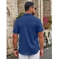 thumbnail image 5 of COOFANDY Button Down Shirt for Men Short Sleeve Casual Shirts Wrinkle-Resistant Stretch Modern Dress Shirt, 5 of 6