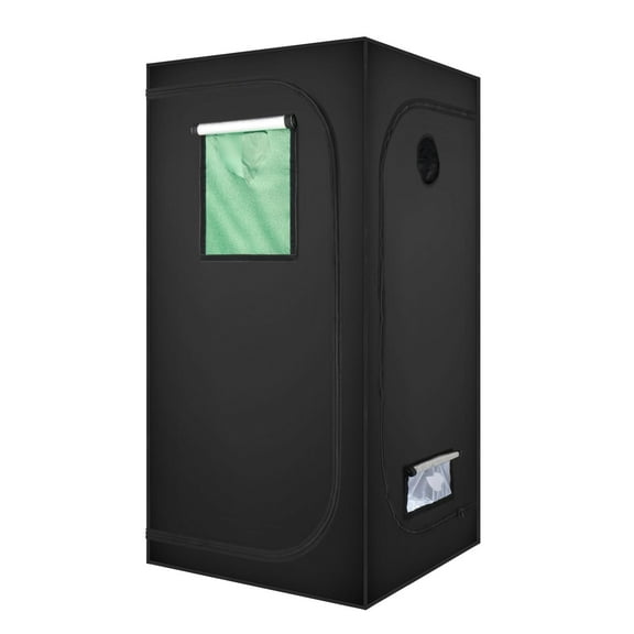 OverPatio 36"* 72" Mylar Hydroponic Grow Tent with Observation Window