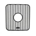 thumbnail image 1 of Tapis d'Évier en Silicone Noir 13 Pouces (Lot de 1), 1 of 1