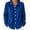 Blue, variant on Soft Waffle Knit Button Down Shirts for Women Long Sleeve Collared Ribbed Cuff Dressy Casual Office Work Tops
