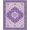 Purple, Pattern 19, variant on ODIKA 8'x10' Washable Area Rug Durable, Non-Slip Purple Abstract Geometric Interlocking Blocks Ombre Gradient for Living Room, Under Sectional, Family