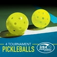 thumbnail image 3 of Franklin Sports Pickleball Paddles Pickle Ball Set with 2 Paddles + (4) X-40 Balls ,Yellow, 3 of 11