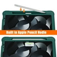 thumbnail image 3 of for iPad Air 11 Inch 2024 Rugged Case, 360 Rotating Hand Strap Stand/Pencil Holder/Adjustable Crossbody Strap, [2 In 1] Protective for iPad Pro 11 2022/2021/2020/2018/Air 4/Air 5, Darkgreen, 3 of 20