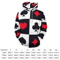 thumbnail image 2 of Checkered Card Suits Men's Women Vintage 3D Hooded Sweatshirt - All-Season Loose Fit Streetwear, 2 of 6