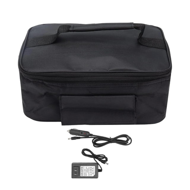 Lipstore Heated Lunch Box Bag Portable Oven Oxford Cloth Home Use Food Insulation Bag US and Car Plug