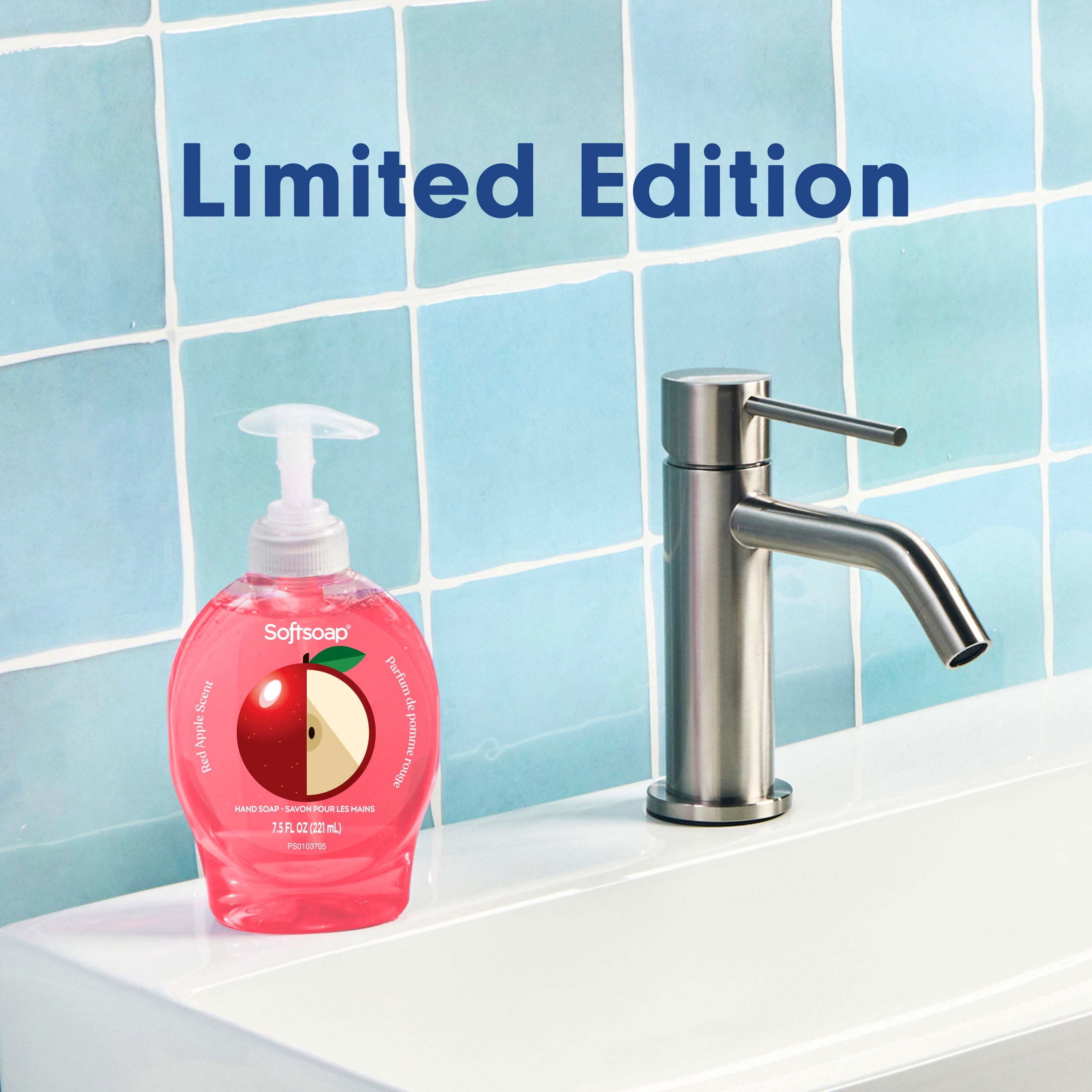 Softsoap Limited Edition Liquid Hand Soap, Red Apple Scent, 7.5 fl oz