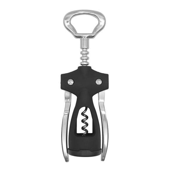 Starfrit Wing Corkscrew, Made of Die-Cast Zinc, Easy Cork Removal, Lever Arms, Non-Slip Handles, Ergonomic Grip, Wine Bottle Opener