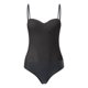 thumbnail image 2 of Gibobby Trajes de Baño Mujer Traje de baño Monokini Sexy de Color sólido para mujer traje de baño ropa de playa Monkini(Negro,G), 2 of 4