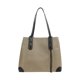 thumbnail image 3 of Bolso de mano sencillo con compartimentos, bolso de hombro para exteriores, viajes y oficina. Caqui, 3 of 8