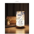 thumbnail image 4 of BAOPAI Wooden Table Lamp Fabric Design Soft Ambient Light for Bedroom Dormitory Night Light Gift, 4 of 6