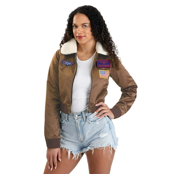 Women's Top Gun Bomber Jacket Costume