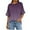 Purple, variant on yievot Oversized T Shirts for Women Short Sleeve Summer Casual Loose Top Gradient Color Print Tee with Pocket