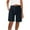 Navy, variant on biudgviw Bermuda Shorts for Women Mid Rise Wide Leg Knee Length Shorts Solid Color Cuffed Hem Lounge Shorts with Pockets
