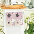 thumbnail image 4 of Pink Floral Boho Kitchen Towels Dish Towels, 18x26 Inch Seasonal Spring Decoration Hand Towels Set of 2, 4 of 6