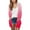 Pink, variant on Cardigan Sweaters For Women Gradient Thin Mid Length Cardigan Autumn Winter Side Pocket Jacket Polyester Spandex Blended Cardigan Outerwear Jackets 1X White 2Xl Sweaters For Women