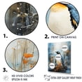 thumbnail image 3 of Designart "Dreamy Penguin Wonderland IV" Penguin Canvas Art Print, 3 of 7