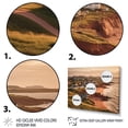 thumbnail image 3 of Designart "Quebec s Laurentian Coastal Bliss II" Quebec Metal Wall Art Set, 3 of 5