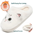 thumbnail image 3 of Ecetana Women's Cute Fuzzy Slippers Comfort Faux Fur Memory Foam Non-Slip House Slippers for Women, 3 of 7