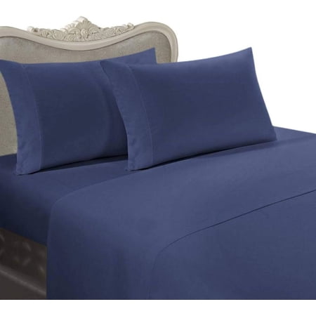 1000 Thread Count Ultra Soft Single-Ply 100% Egyptian Cotton, Extra Deep Pocket Bed Sheet Set with FOUR (4) PILLOW CASES 1000TC
