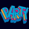 thumbnail image 2 of Men's Fortnite Loot Drop Party  Graphic Tee Navy Blue Large, 2 of 5