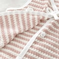 thumbnail image 3 of FRSASU Girls Summer 2 Piece Outfits BowTie Front Sleeveless Vest Tops with Wide Leg Pants Striped Knit Matching Sets Pink, 3 of 9