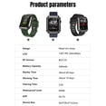thumbnail image 2 of Rogbid TANK S2 Smart Watch 1.83-Inch IPS FullTouch Screen Bluetooth Call Fitness Tracker IP68 Waterproof, 2 of 8