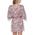 thumbnail image 2 of Sanctuary Women's Petal Pusher Flutter Sleeve Caftan Cover Up Swimsuit Pink Size Small, 2 of 3