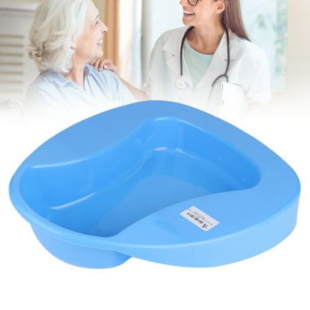 OTVIAP Patient Bedpan,Firm Thick Plastic Stable Bedpan Heavy Duty Smooth for Bed-Bound Patient,Thick Bedpan