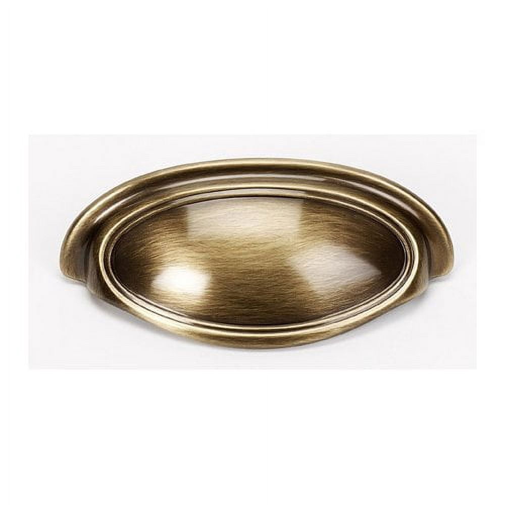 Classic Traditional 3 1/2" Center Cup/Bin Pull, Antique English Matte