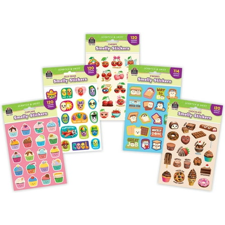 Teacher Created Resources Sweet Treats Smelly Stickers, 594 Stickers