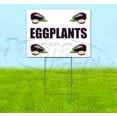 thumbnail image 1 of Eggplants (18" x 24") Yard Sign, Includes Metal Step Stake, 1 of 6