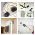 thumbnail image 5 of EEEkit Extra Long Microfiber Duster with Extension Pole (30 to 100 inches) Scratch-Resistant Cover, Bendable, Washable, Lint Free Feather Dusters for Cleaning Roof, Ceiling Fan, Blinds, Cobwebs, 5 of 10