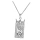 thumbnail image 5 of Collares para parejas, cadena larga ajustable, dijes, corona, colgante, collar para Plata, 5 of 9